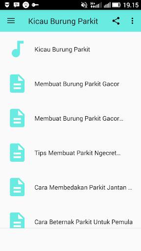 Kicau Burung Parkit Terbaru screenshot 2