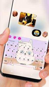 Keyboard Hippo Merah Muda screenshot 3