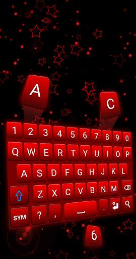 Red Keyboard 1 تصوير الشاشة