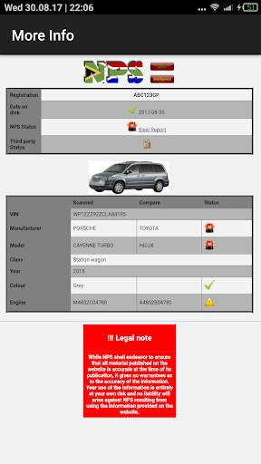 NPS-SADL (South African Drivers Licence) Scanner screenshot 5