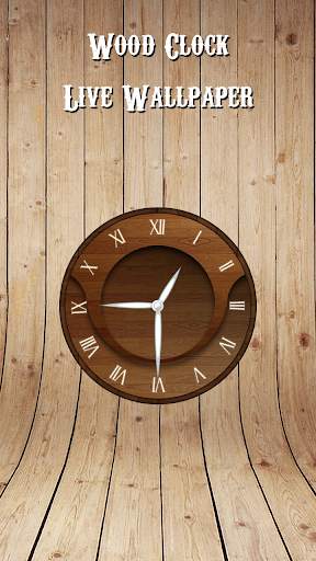 Wood Clock Live Wallpaper - Analog Clock Wallpaper screenshot 4