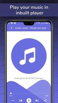 Audio Joiner - Merge two mp3 screenshot 6