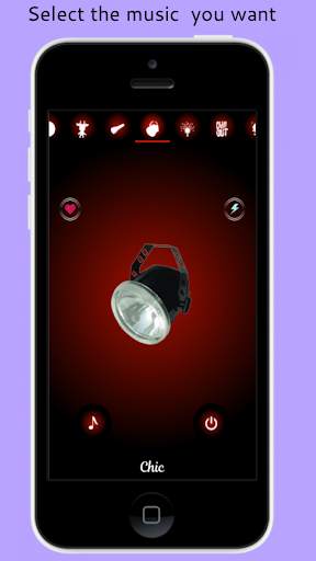 Dance Light 💃 Flashlight with Shake Light & Music screenshot 3