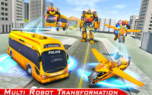 Bus Robot Transforming Game - Gorilla Robot Game screenshot 3