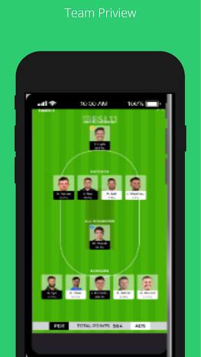 MyFab11 Fantasy Cricket Football Prediction App screenshot 4