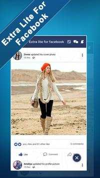 Extra Lite For Facebook screenshot 1