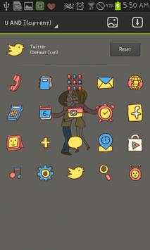 U AND I go launcher theme screenshot 5