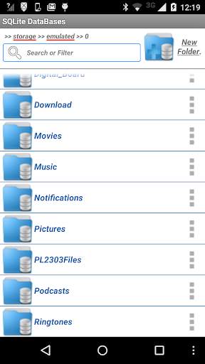 SQLite DataBases Explorer screenshot 1