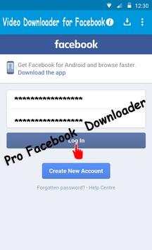 Pro Facebook Downloader screenshot 2