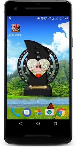 My Photo Calendar Live Wallpaper screenshot 8