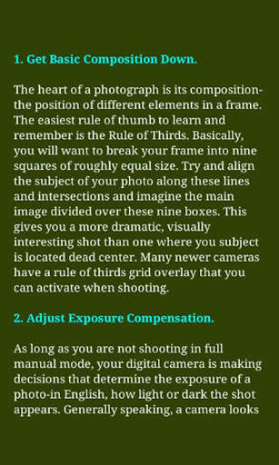 Digital Photography screenshot 4