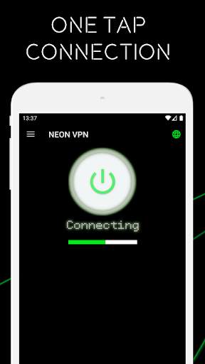 NEON VPN - Fast Secure Unlimited Free VPN Proxy screenshot 1