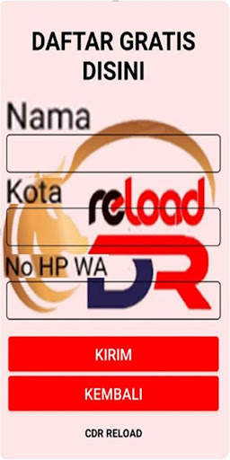 CDR RELOAD - Payment Pulsa, Data & Game ONLINE screenshot 2