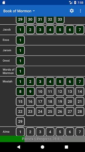 LDS Reading Chart скриншот 1
