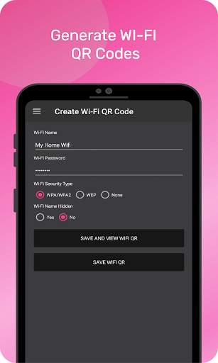 WiFi to QR Code Generator screenshot 1