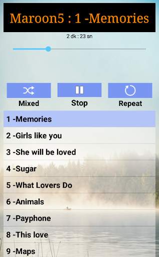 MAROON5-Songs Offline (40 Songs) screenshot 2