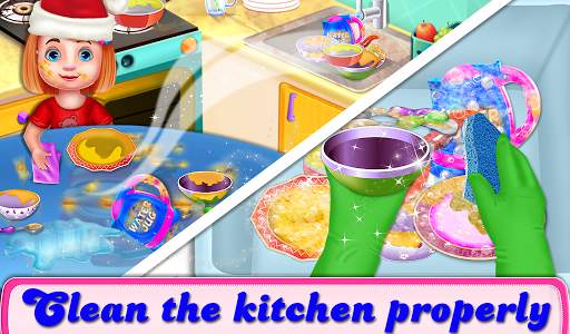 Christmas House Cleaning Game screenshot 2