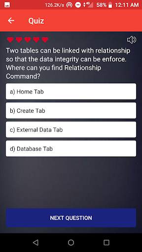 MS ACCESS QUIZ & MCQ скриншот 3
