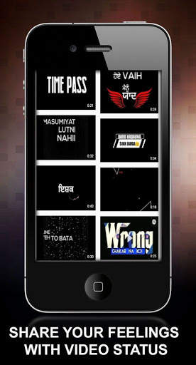 Black Background Lyrics Video Status screenshot 4