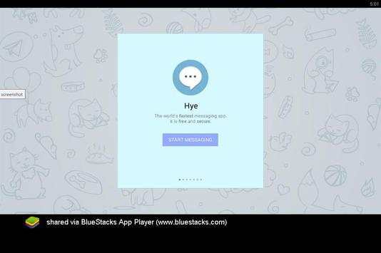 Hye Messenger screenshot 1