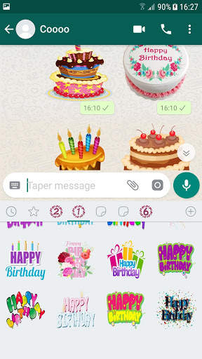 Happy Birthday Stickers for WhatsApp WAStickerApps screenshot 3