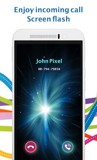 Color Call Screen - Color Phone Flash Theme, LED скриншот 2