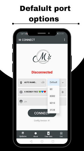 M CONNECT VPN screenshot 2