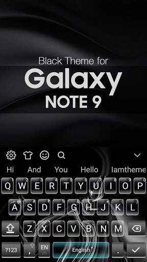 Black Theme for Galaxy Note 9 screenshot 4