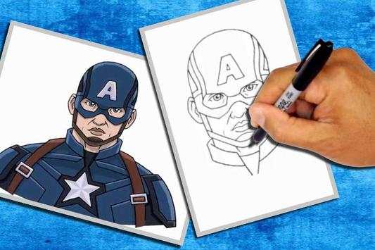 How to Draw Captain America screenshot 3