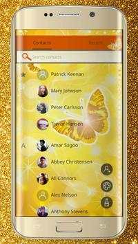 Butterfly Gold Wallpaper Theme screenshot 5
