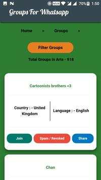 GroupInvite Links, GIF, Video Status For Whatsapp screenshot 5