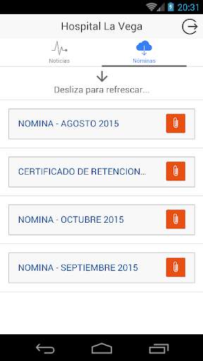 Intranet Hospital La Vega screenshot 5
