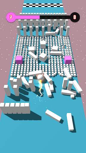 Color Bumb Cross ball crush  game bump up the jump screenshot 5