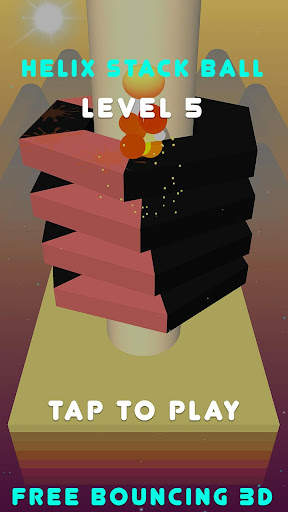 Helix stos z piłką: Skok Bouncing Balls 3D screenshot 1