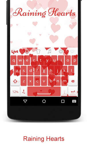 Heart Falling Live Keyboard screenshot 3