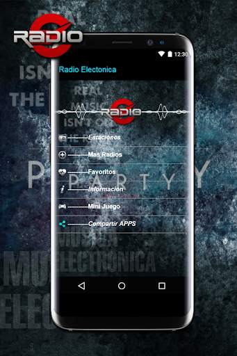 Electronic music radio screenshot 2