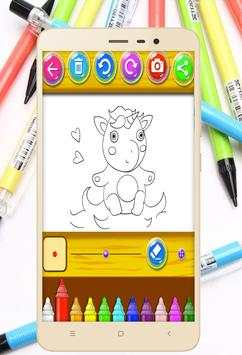 Coloring Unicorn Pony Page screenshot 4