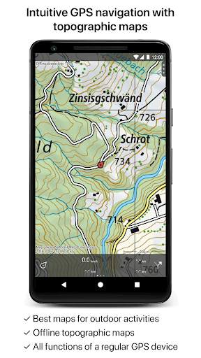 Topo GPS Switzerland screenshot 1