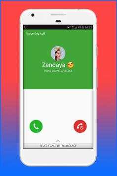 Fake Call From Zendaya скриншот 1