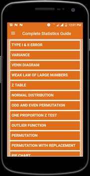 Complete Statistics Guide screenshot 5