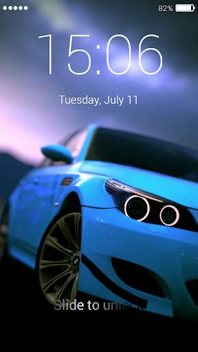 Cars Lock Screen 3 تصوير الشاشة