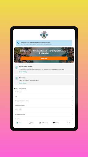 Seychelles E-Border screenshot 7