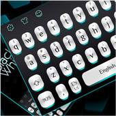 Black White Light Keyboard 10001004