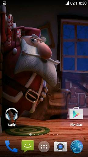 Christmas Santa 3D. Wallpaper screenshot 7