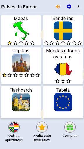 Países da Europa - Os mapas, bandeiras e capitais screenshot 3