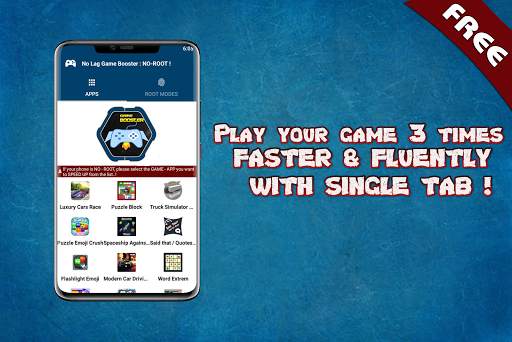 No Lag Game Booster: Play Games Faster / No - Root screenshot 1