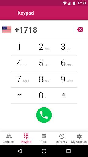 Wifi calling & international calls app · Recorder screenshot 3