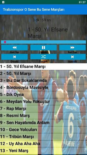 Trabzonspor O Sene Bu Sene Marşları screenshot 3
