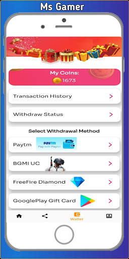 MS Gamer - Earn Money, Win Diamonds, UC, Credits screenshot 3