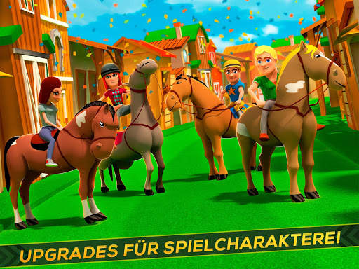 Pferde Reiten Jockey – Gratis-Rennspiel Simulator screenshot 9